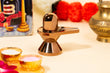 Modern Rose Gold Shivling Sculpture – Religious Decor & Gift Item