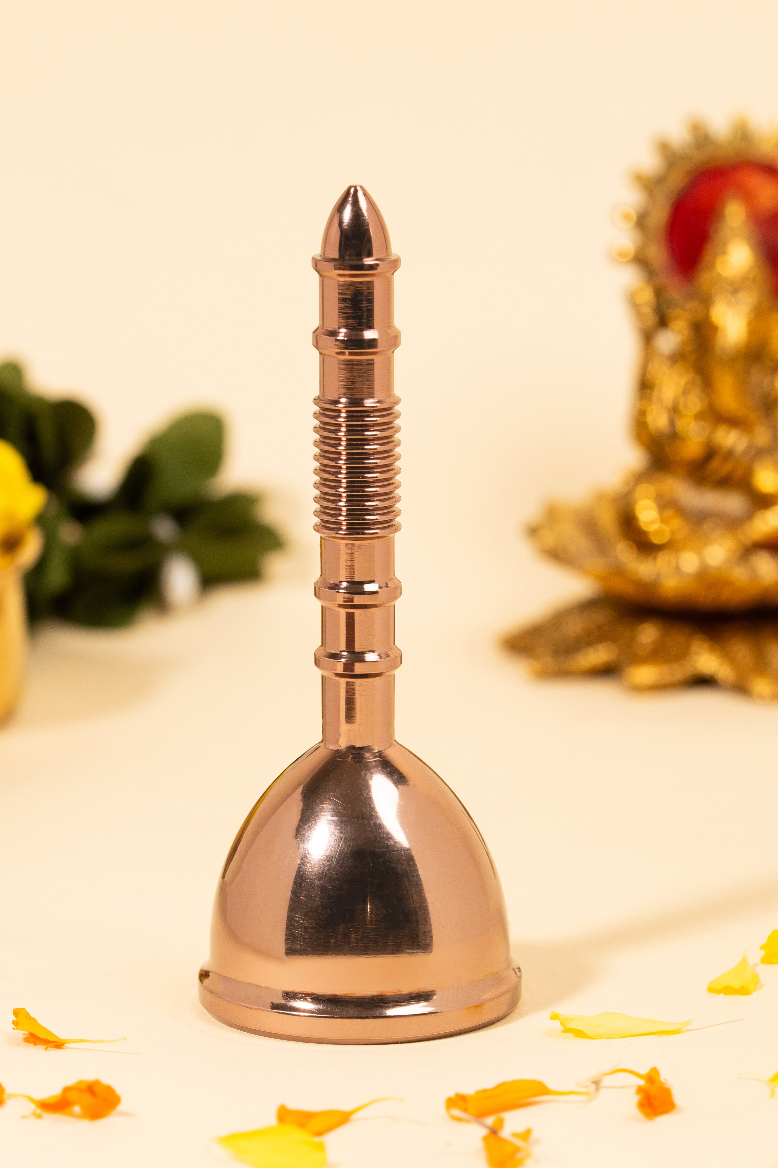 Handcrafted Brass Ritual Bell – Decorative Spiritual Bell for Meditation & Home Décor