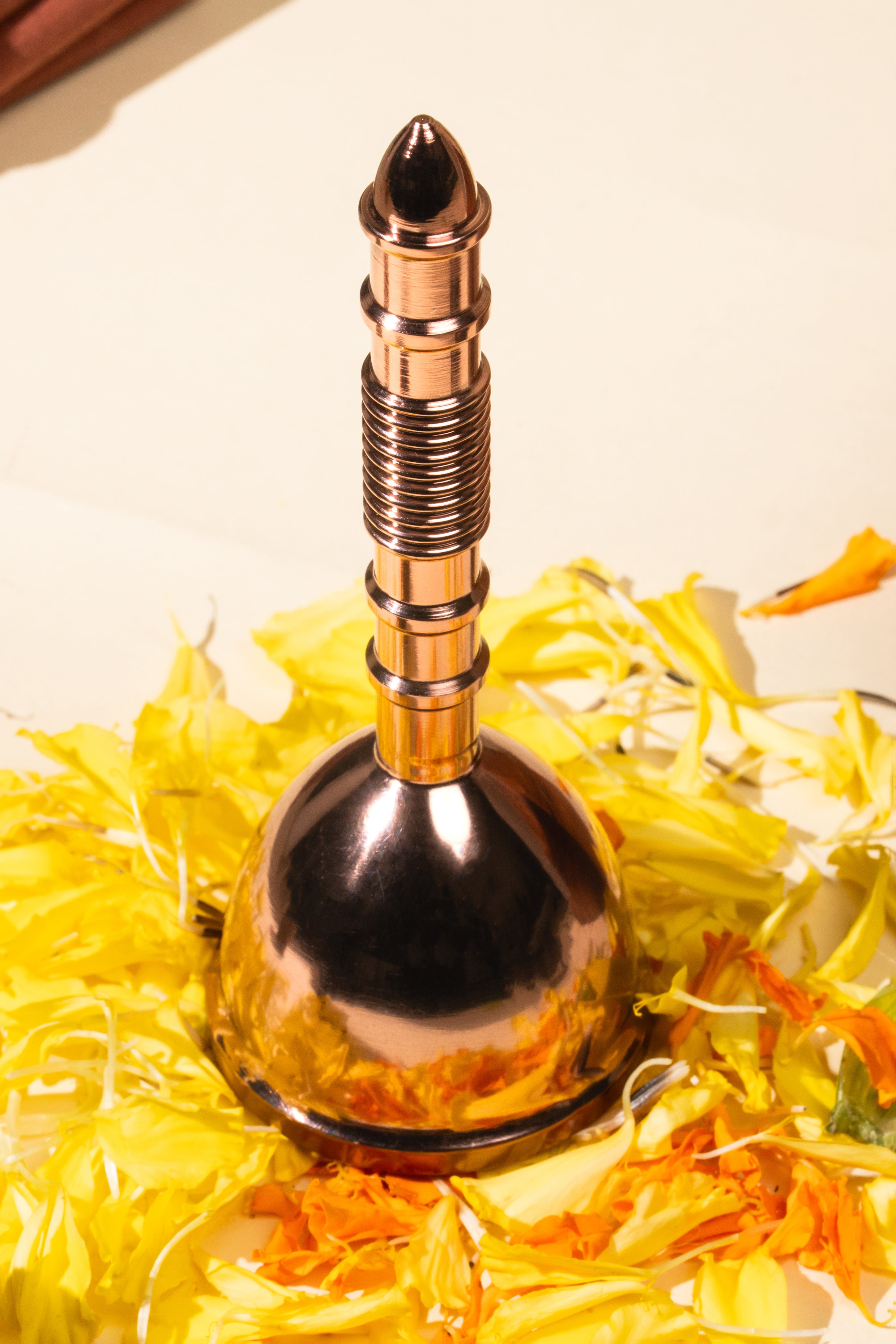 Handcrafted Brass Ritual Bell – Decorative Spiritual Bell for Meditation & Home Décor