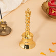 Gold garuda Namaste - Handcrafted Brass Ritual Bell – Decorative Spiritual Bell for Meditation & Home Décor